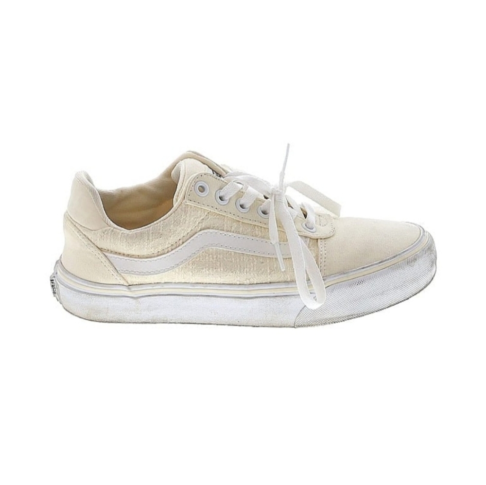 VANS Off the Wall Old Skool Sneakers Women's Cream ** Size 7 ** GUC !! - Picture 9 of 9
